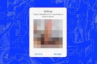 Cyberflashing illustration