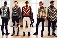 Balmain SS15 Mens collections, Dazed backstage 3