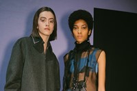 Backstage at the Prada AW20 fashion show Licett Morillo 8 7