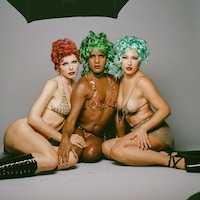 Shazam by Richie Shazam Julia Fox Head To Head Dazed 2023 2