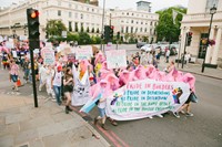 pride london trans protest 10 11