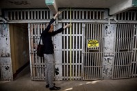A still from @Large: Ai Weiwei on Alcatraz 20