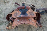 Tre Hosley’s championship saddle 34