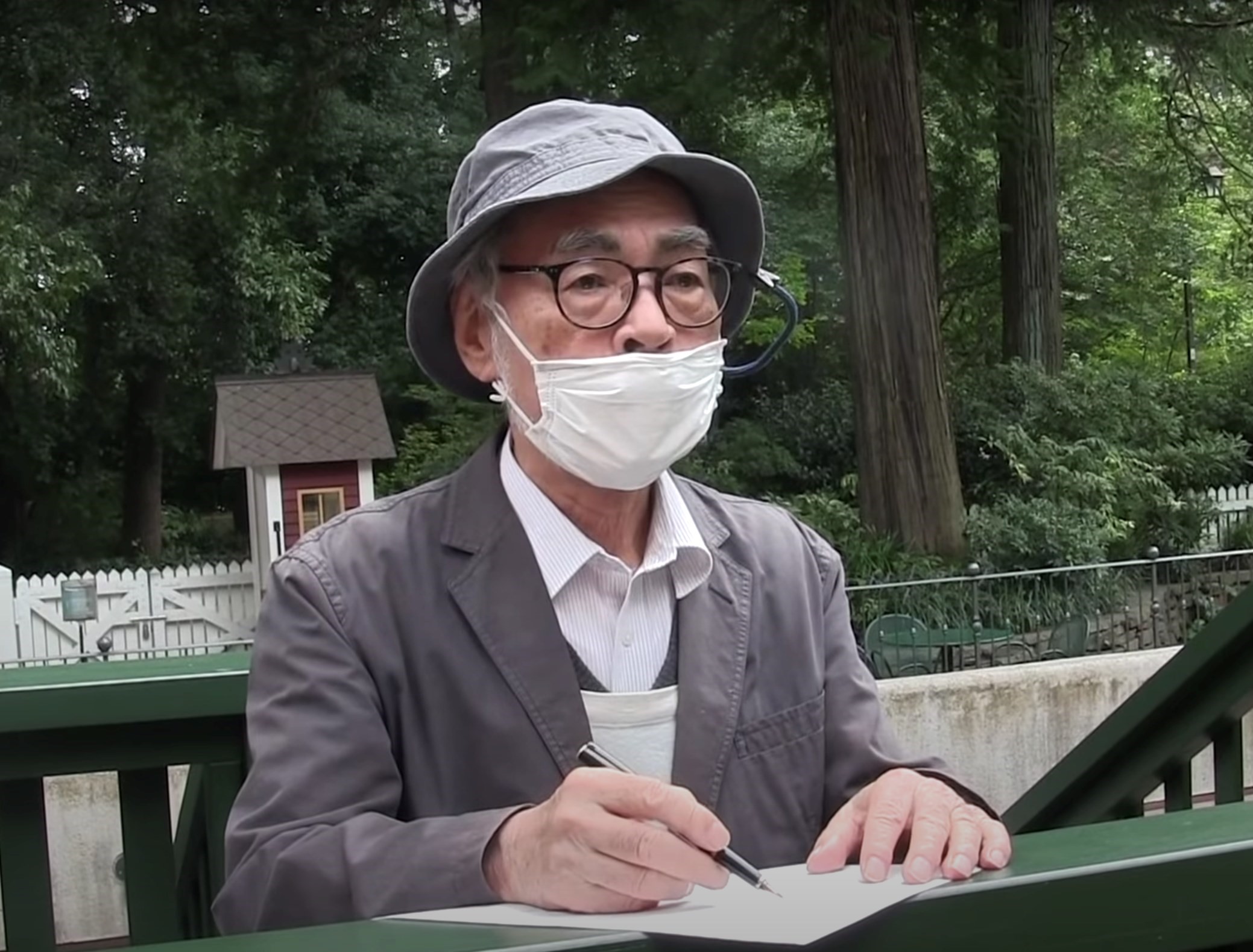 Watch Hayao Miyazaki sketch cute characters for the Studio Ghibli Museum