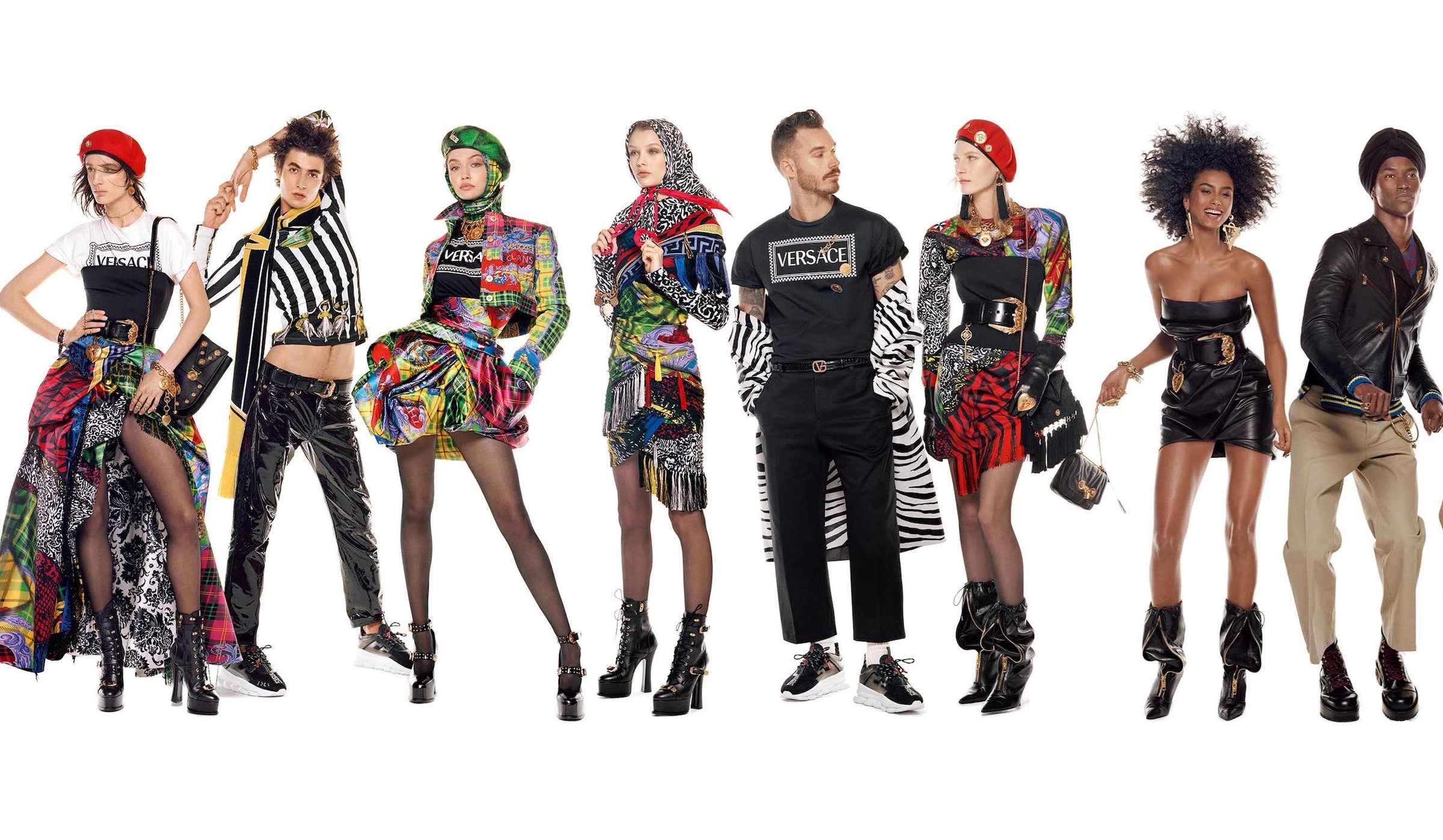 Versace's AW18 campaign features the longest-ever advertising
