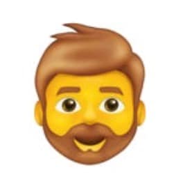 Man with beard (multiple skin tones) 9