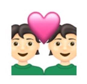 Couple with heart (multiple skin tones) 6