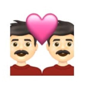 Couple with heart (multiple skin tones and genders) 8
