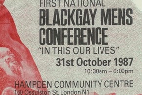 Black Gay Men&#39;s Conference Poster from the rukus! 