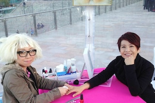 Getting nails done_photo by Riccardo Peach