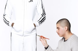 Dazed, DIS takeover Adidas the art school tracksuit