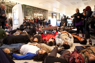 #ICantBreathe Eric Garner protests Westfield London 