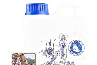 Blessed water from Lourdes