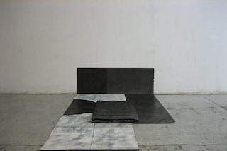 Dan Shaw-Town Untitled, 2011 Graphite and spray en