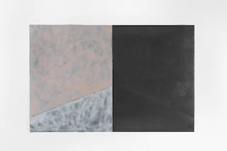 Dan Shaw-Town Untitled (diptych), 2010 Graphite an