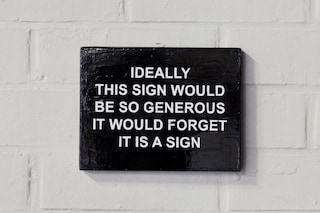 Laure Prouvost, Ideally this sign would be so gene