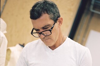 Antonio Banderas Fashion student at CSM 1 Granary interview 