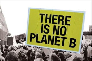 There Is No Planet B placard