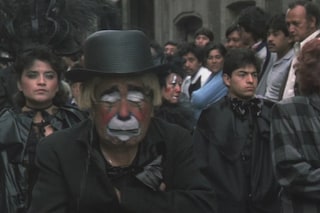Santa Sangre clown circus makeup