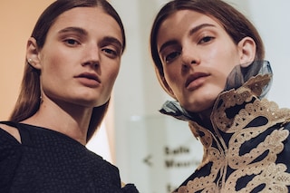 Backstage at Sacai SS16