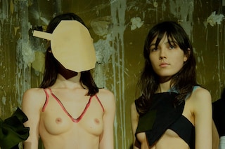 Jacquemus AW15 Dazed backstage Womenswear transparent