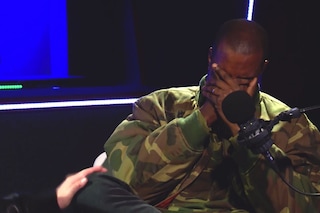 Kanye West crying Zane Lowe show