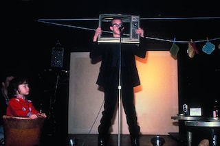 Keith Haring at Acts of Live Art night, photo by J