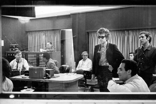 New York, 1965, Bob Dylan in Columbia&#39;s Sydio A (c