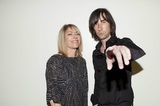 Kim Gordon and Bobby Gillespie