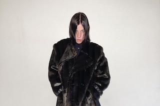 Anne Imhof wearing Burberry