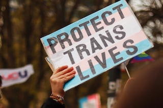 Edinburgh trans protest