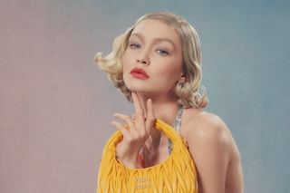 Gigi Hadid Miu Miu leather goods campaign