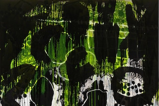 Charline von Heyl - "Oread", 2011, Acrylic, oil an