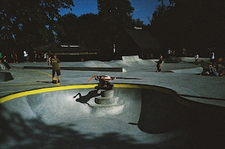 Becky Jaques, over stairs, Copenhagen bowl