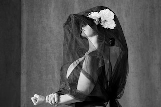 Liz Cohen, Veil 2, 2020, 30 x 40 inches, gelatin s