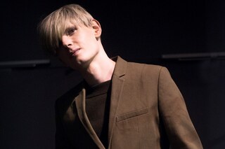 Juun.J AW15 Backstage Dazed Paris Brown Pocket Suit