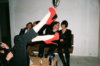 Red heels, Berlin, 2012