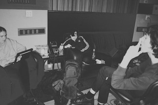 A.G. Cook in the studio with Charli XCX, Noonie Bao