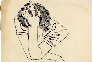 andy warhol line drawing 