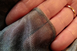 Silver mesh with shielding effectiveness of 99,99%