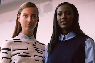 Backstage at Jil Sander SS15