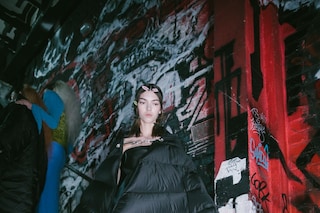 Backstage at the AW20 Rick Owens fashion show 5