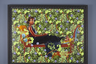 Juliette Recamier, 2012 oil on linen framed: 82 1/