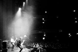  On stage at Usher Hall in Edinburgh taken by Romy