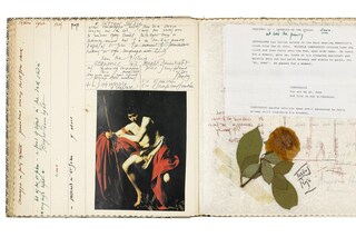 Pages from Derek Jarman's sketchbook