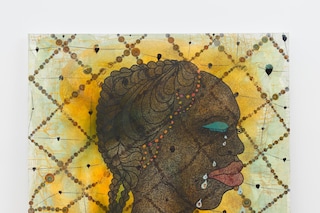 Chris Ofili, No Woman No Cry 1998 © Chris Ofili