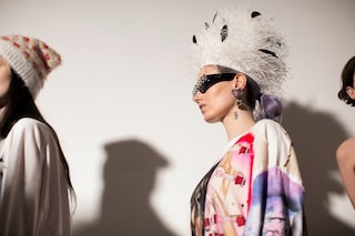 Backstage at the AW20 Ashley Williams show womenswear 5