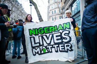 Nigerian Lives Matter Boko Haram protest in London