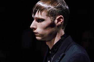 【COMME des GARCONS　HOMMEDEUX】 XS AD2014 COMME des GARCONS HOMME DEUX Notched Lapel Jacket Black XS