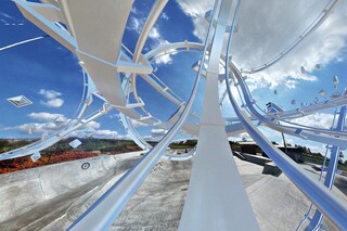 detail from Algos, 2-channel HD video, Realtime 3D